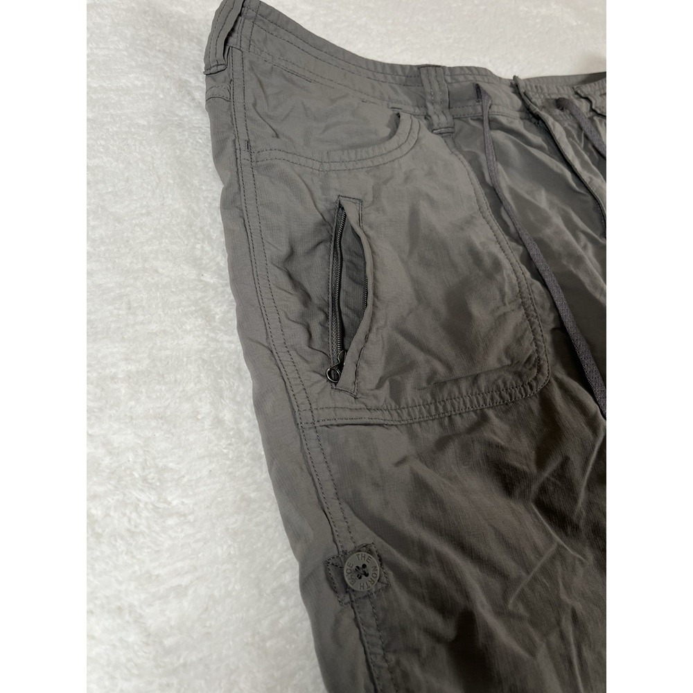 The North Face Gray Utility Pockets Hiking Camping Shorts Women's Sz 14 36x10 - Picture 4 of 10
